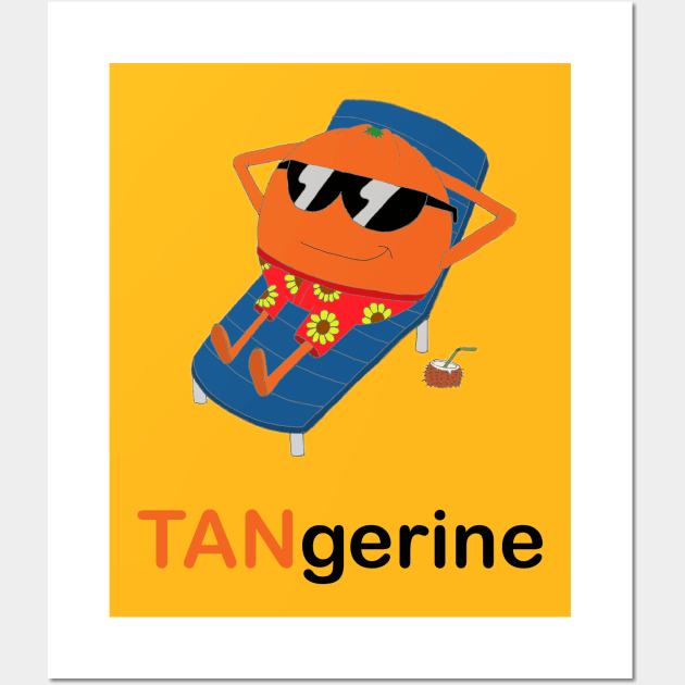 TANgerine Wall Art by obmik